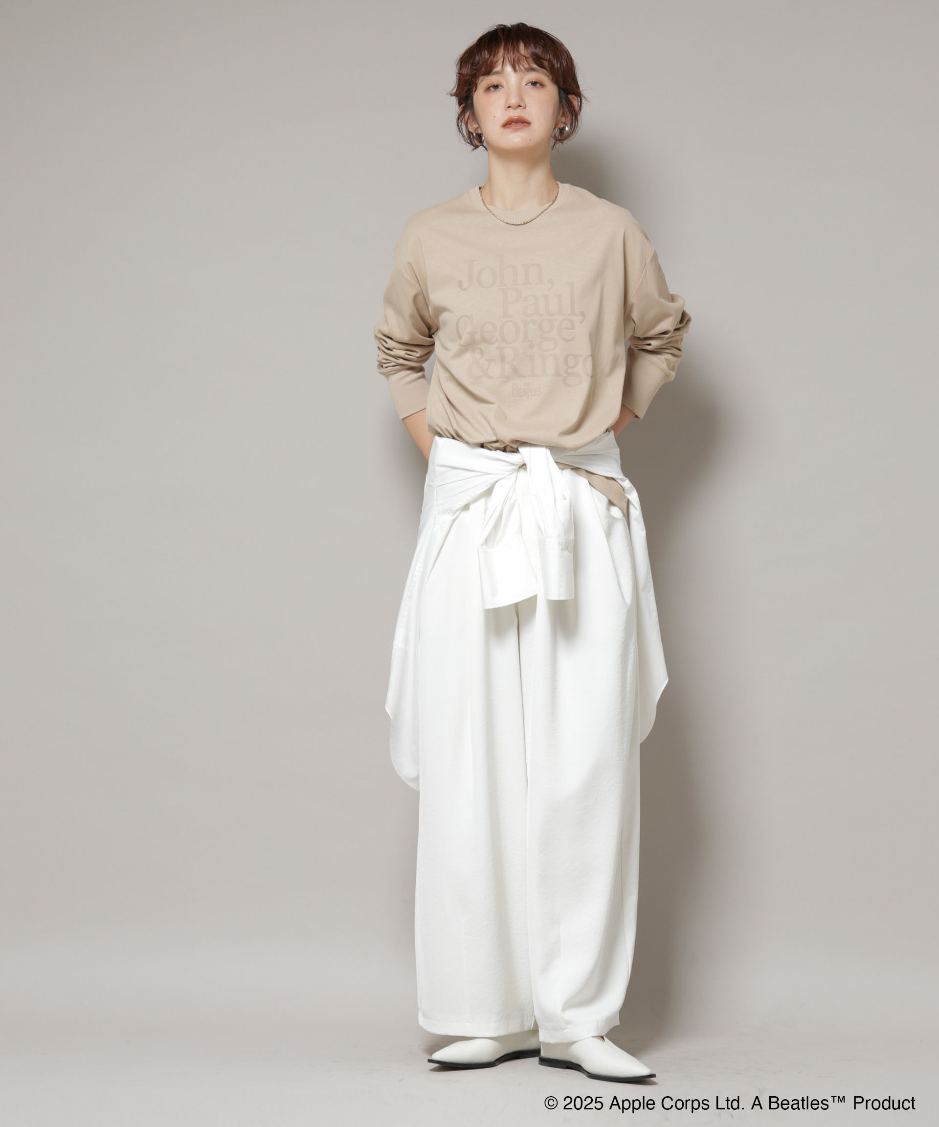 nano･universe「GOOD ROCK SPEED&times;Anti Soaked(R) 汗染み防止 BEATLES ロンT」|Tシャツ・カットソー|