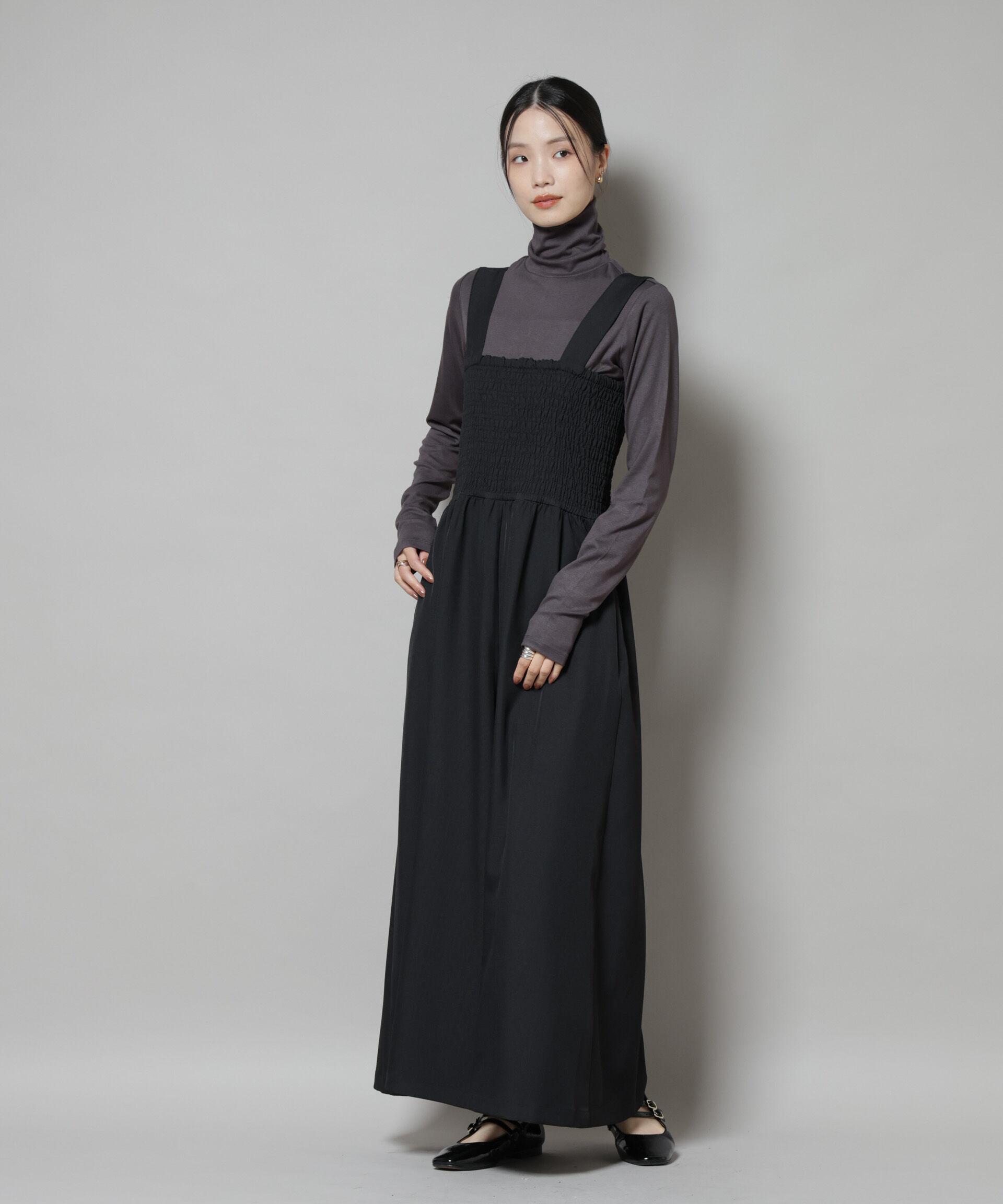 nano･universe「吸湿発熱タートルネックカットトップス」|Tシャツ・カットソー|