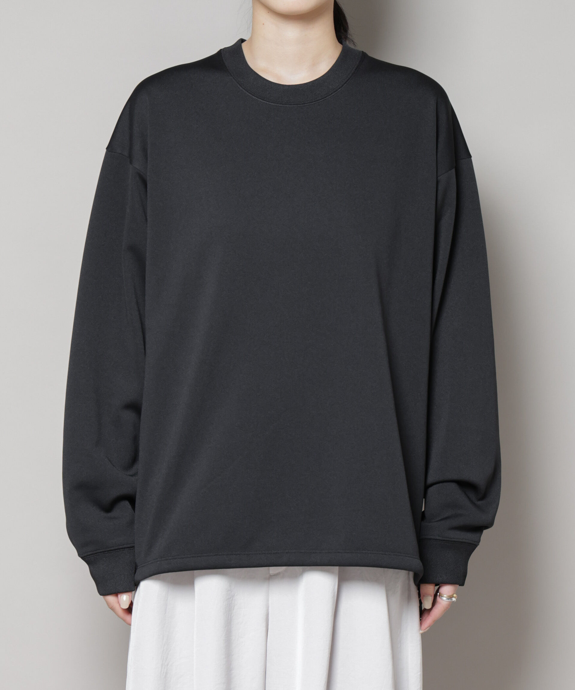 nano･universe「「MC」coveross(R)フリースボンディングクルーネック(セットアップ可)」|Tシャツ・カットソー|