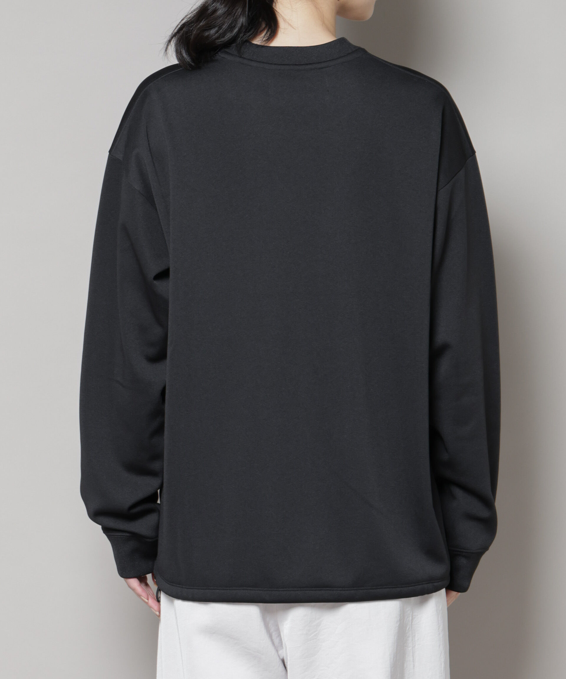 nano･universe「「MC」coveross(R)フリースボンディングクルーネック(セットアップ可)」|Tシャツ・カットソー|