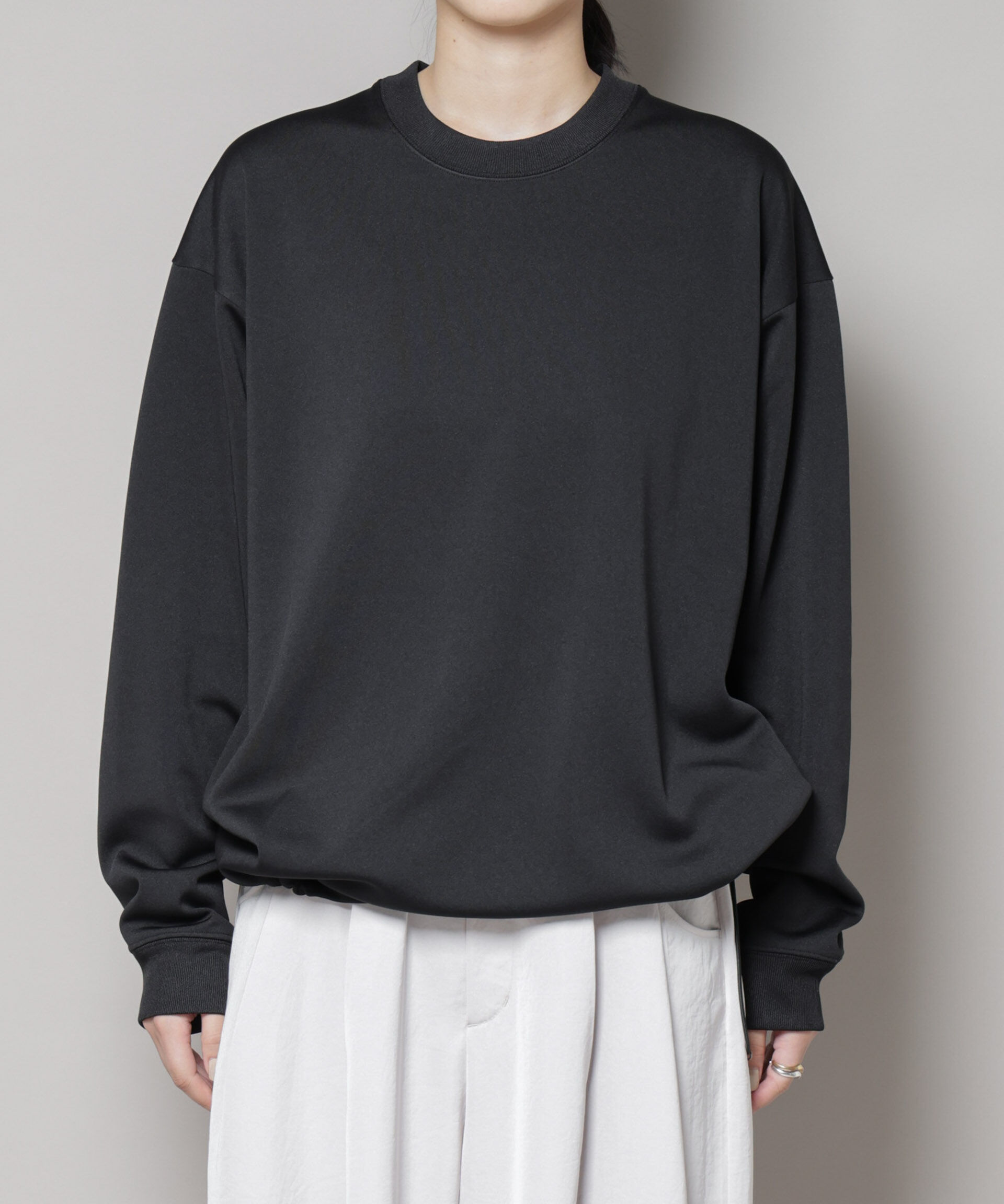 nano･universe「「MC」coveross(R)フリースボンディングクルーネック(セットアップ可)」|Tシャツ・カットソー|