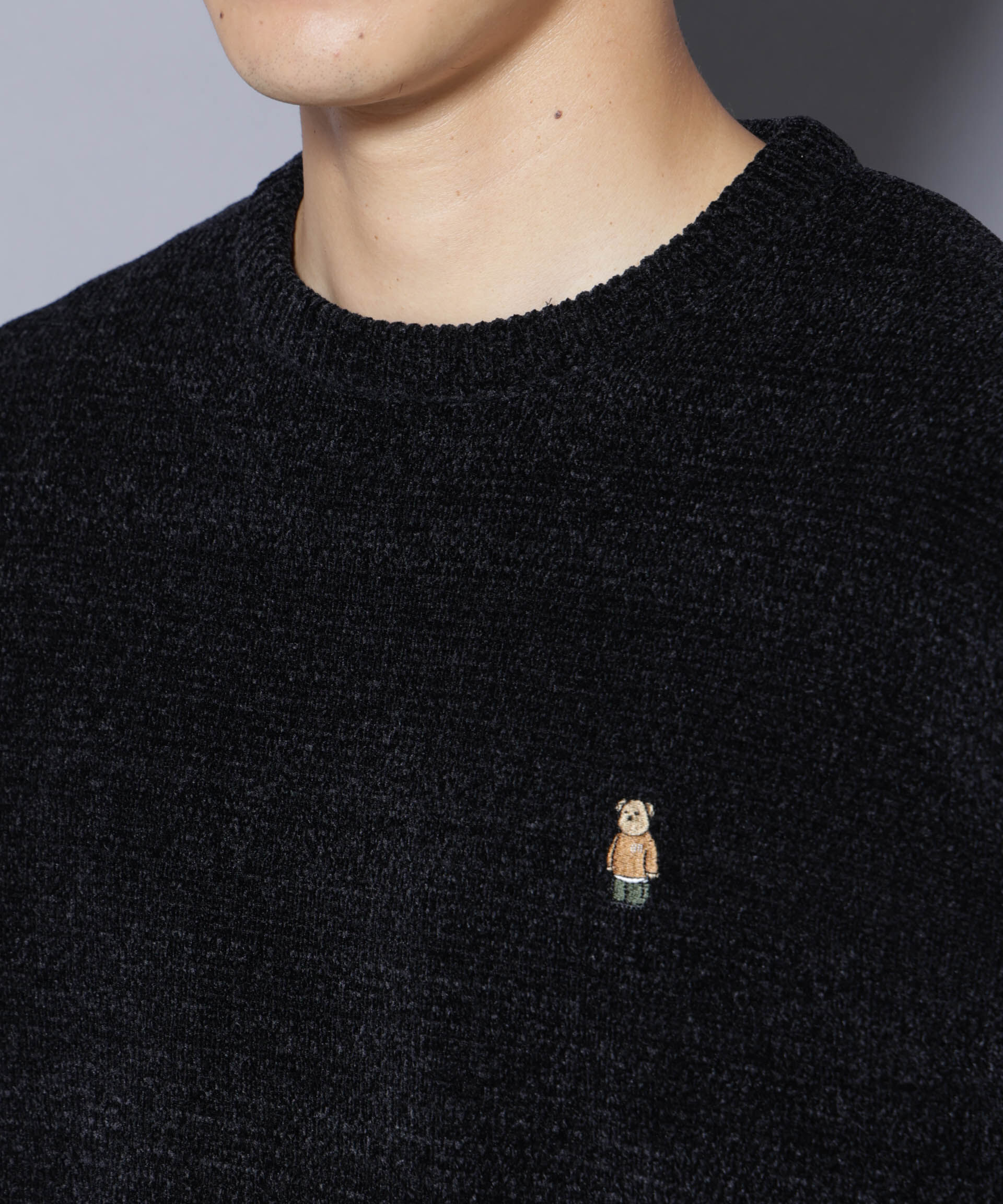 nano･universe「ナノベアモールニットクルーネック 2」|ニット・セーター|