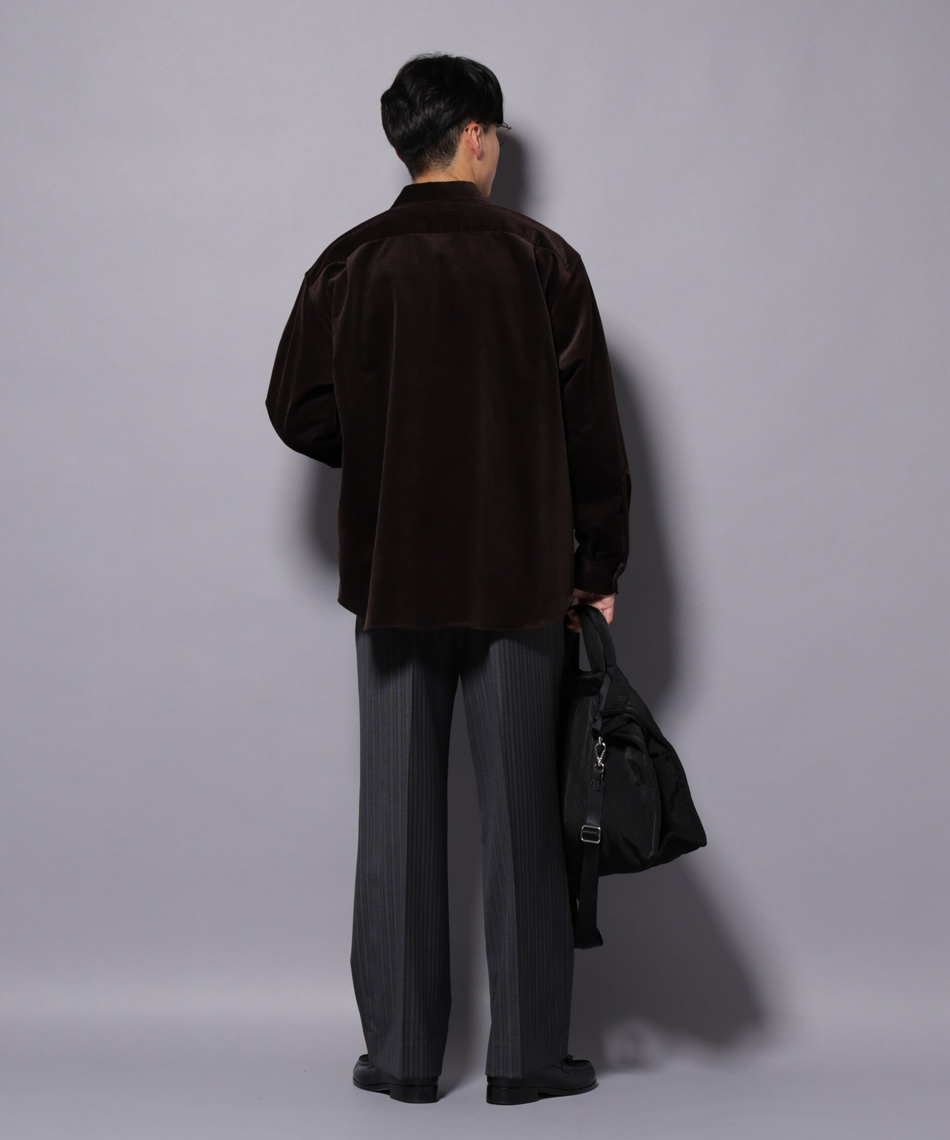 nano･universe「AIRコーデュロイ レギュラーカラーシャツ/STRETCH」|シャツ・ブラウス|