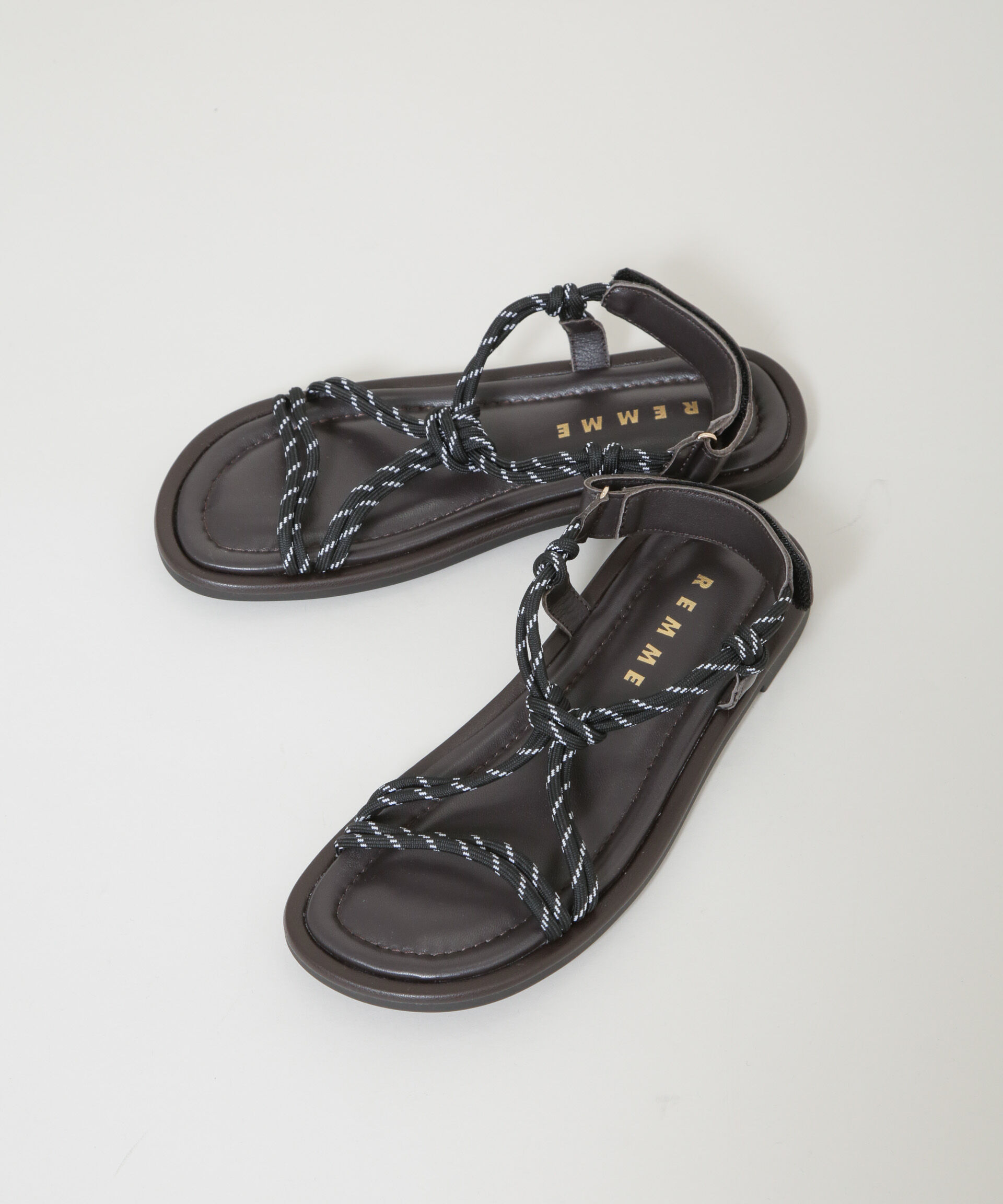 nano･universe「REMME/クロスコードサンダル」|サンダル|