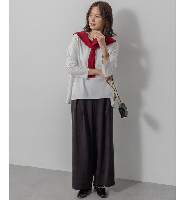 組曲「バックフレアロングＴシャツ」|Tシャツ・カットソー|