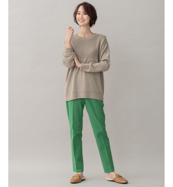 自由区「【XSサイズ～/洗える】TRギャバ テーパードパンツ」|その他|