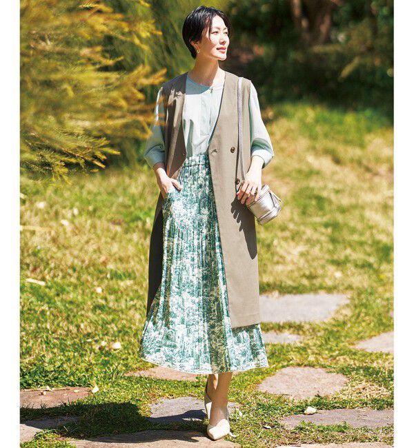 自由区「【カタログ掲載・洗える】テクニカルストレッチオックス ジレ」|ベスト・ジレ|ダークサンド