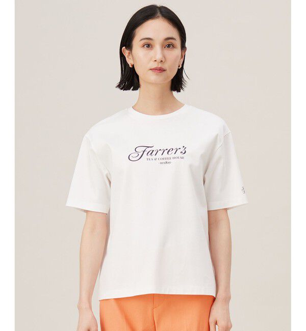 自由区「【洗える】グラフィックロゴ Tシャツ」|Tシャツ・カットソー|オフ&times;ブラック