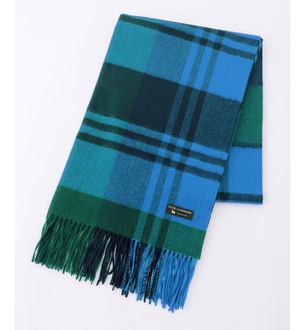 23区「カシミヤ チェック柄 ストール」|ストール|