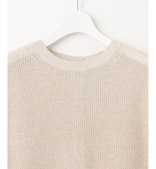 23区「【洗える】ピュアリネン ニット ベスト」|ニット・セーター|