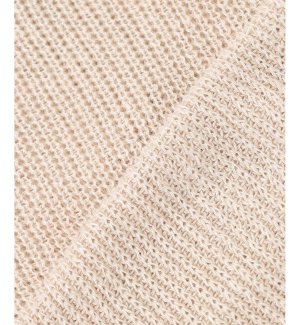 23区「【洗える】ピュアリネン ニット ベスト」|ニット・セーター|