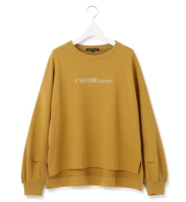 23区「【洗える】ライトコットンテリー ロゴ カットソー」|Tシャツ・カットソー|