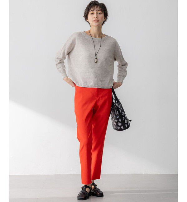 23区「【洗える】リネンレーヨンストレッチ テーパード パンツ」|その他|