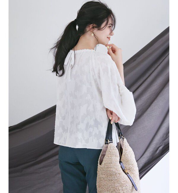 23区「【洗える】リネンレーヨンストレッチ テーパード パンツ」|その他|