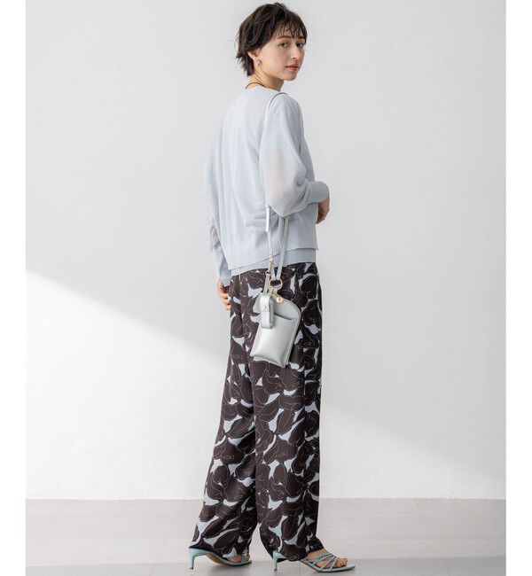 23区「【洗える】Ratti フラワーアートプリント ワイド パンツ」|その他|