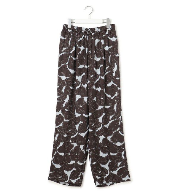 23区「【洗える】Ratti フラワーアートプリント ワイド パンツ」|その他|