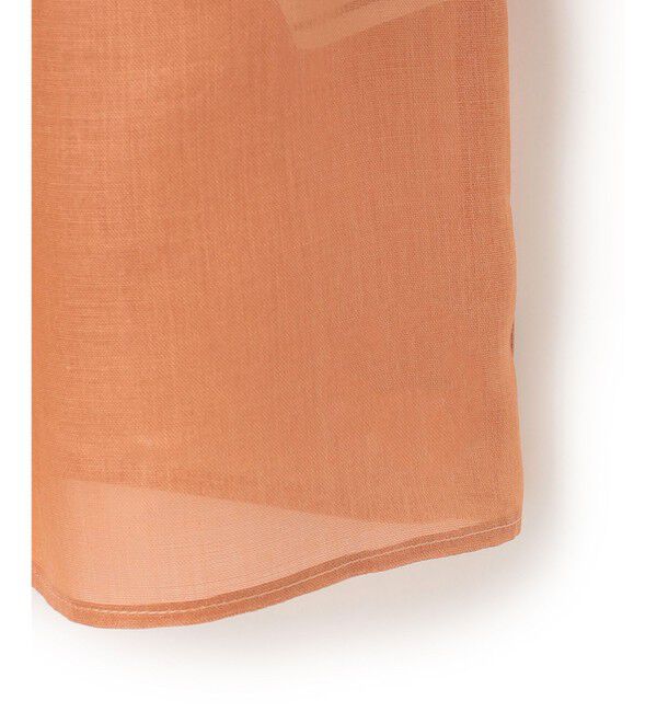 23区「【洗える】ソフトシアーフィルム ギャザー ブラウス」|シャツ・ブラウス|