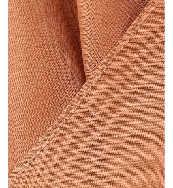 23区「【洗える】ソフトシアーフィルム ギャザー ブラウス」|シャツ・ブラウス|