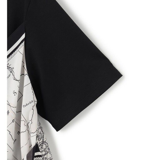 23区「スカーフコンビジャージー カットソー」|Tシャツ・カットソー|