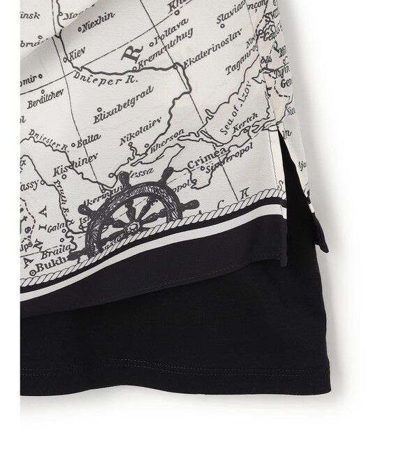 23区「スカーフコンビジャージー カットソー」|Tシャツ・カットソー|