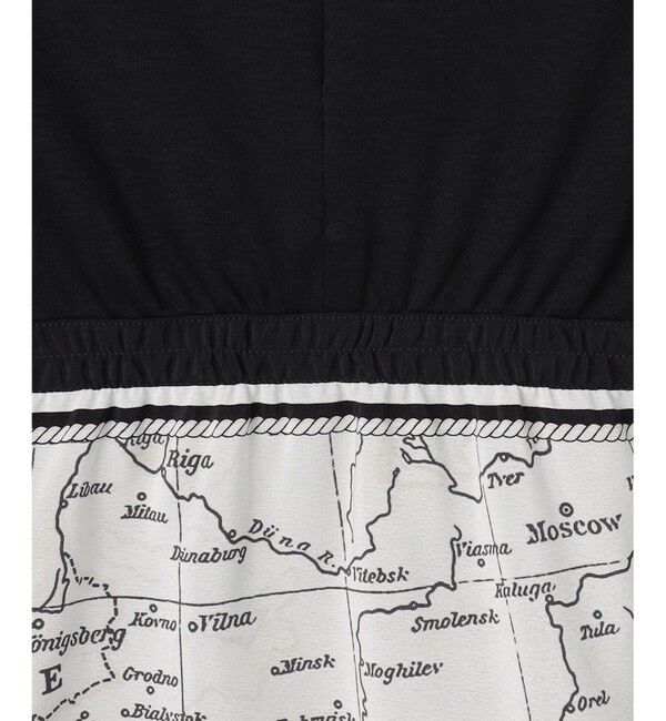 23区「スカーフコンビジャージー カットソー」|Tシャツ・カットソー|