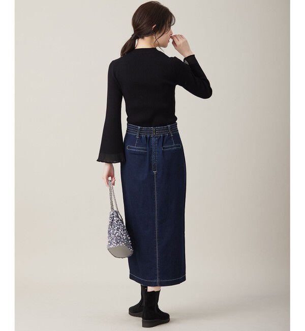 any SiS「【洗える】ストレッチライトデニム スカート」|スカート|