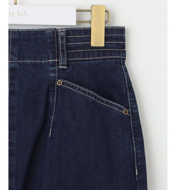 any SiS「【洗える】ストレッチライトデニム スカート」|スカート|