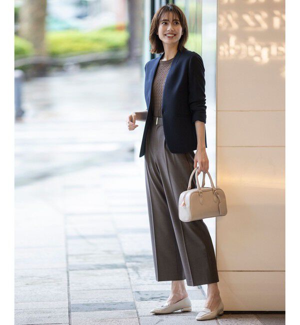 ANY SIS「ウーステッドエステル ワイドパンツ」|その他|