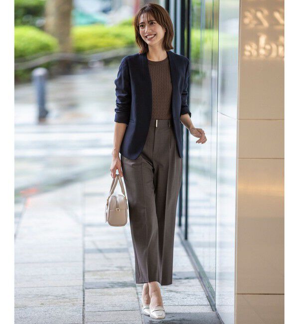 ANY SIS「ウーステッドエステル ワイドパンツ」|その他|