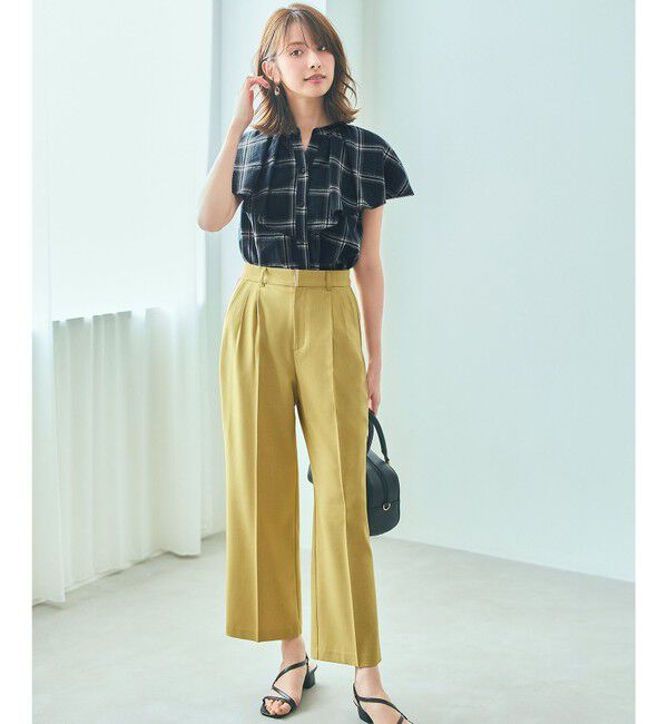 ANY SIS「ウーステッドエステル ワイドパンツ」|その他|