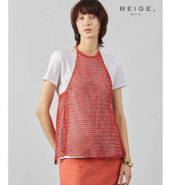 BEIGE,「SHARRON / ホルターネックキャミソール」|ニット・セーター|Punjab