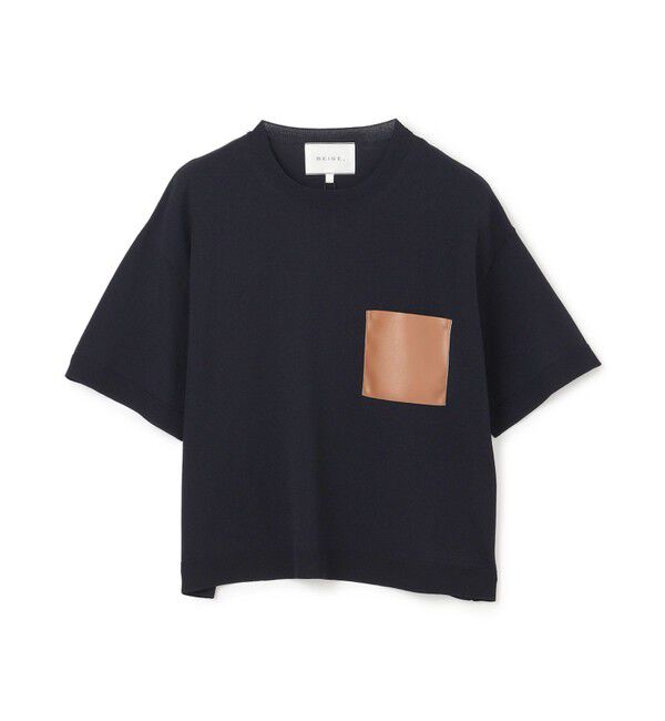 BEIGE,「【上代変更 WEBOFF本部移送済み】 NADIA / ニットTシャツ」|ニット・セーター|