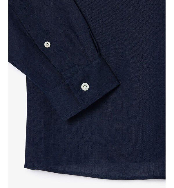 LACOSTE「リネンボタンダウン長袖シャツ」|シャツ・ブラウス|