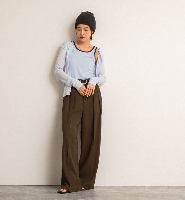 NOLLEY'S「【MAQWEL/マクウェル】リンガーリブタンクトップ」|タンクトップ|