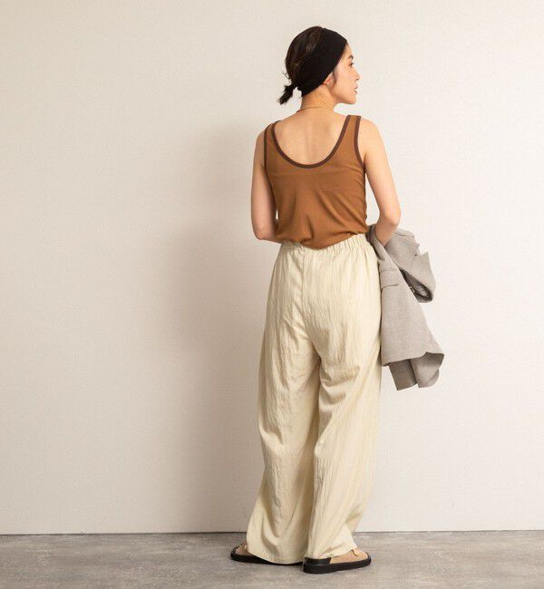 NOLLEY'S「【MAQWEL/マクウェル】リンガーリブタンクトップ」|タンクトップ|