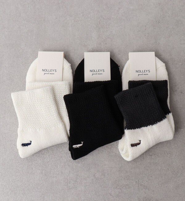 NOLLEY'S goodman「別注クジラクォーターパイルソックス」|ソックス|