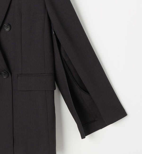NOLLEY'S sophi「《セットアップ対応》ウォッシャブルドライシャーク2WAYスリットジャケット」|テーラードジャケット|