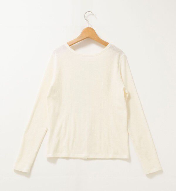 NOLLEY'S「ウォッシャブルナチュラルテレコ2WAYカーデ」|カーディガン|