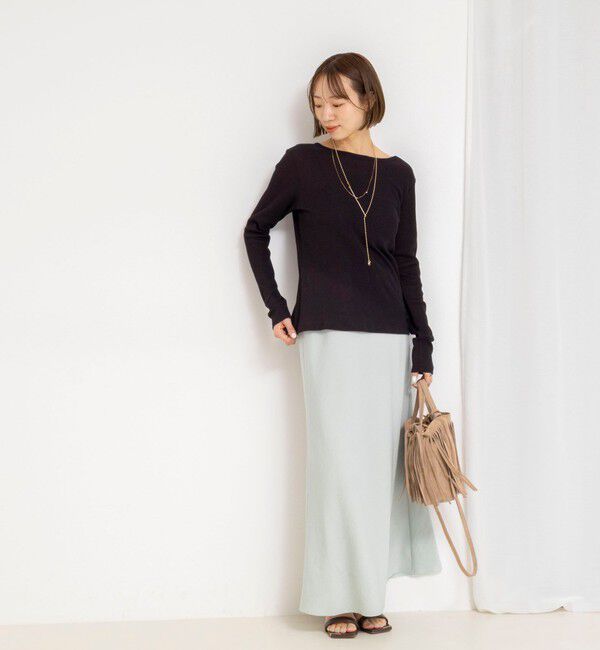 NOLLEY'S「ウォッシャブルナチュラルテレコ2WAYカーデ」|カーディガン|