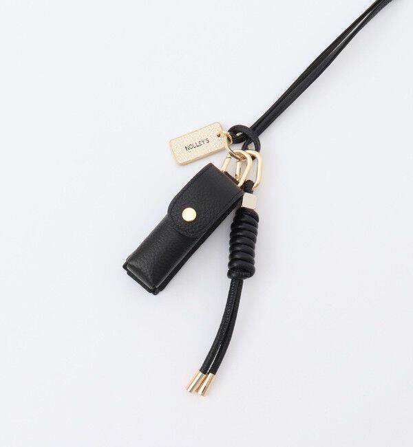 NOLLEY'S「リップケースチャーム」|チャーム・キーホルダー|ブラック