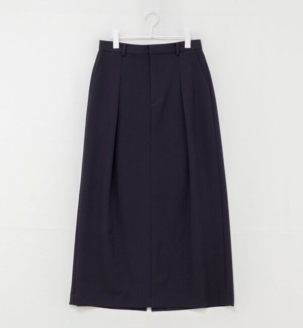 MAQWEL「【MAQWEL/マクウェル】タックロングスカート」|タイト|