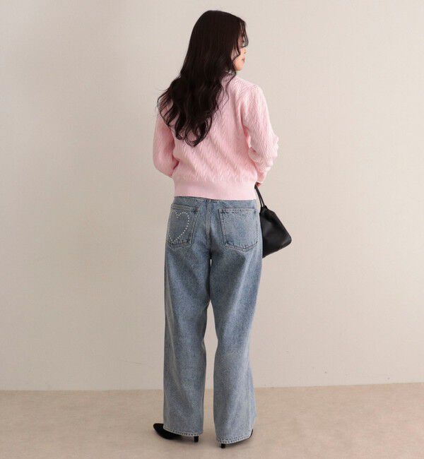 fredy emue「FR刺繍ケーブル柄ニットカーディガン」|カーディガン|