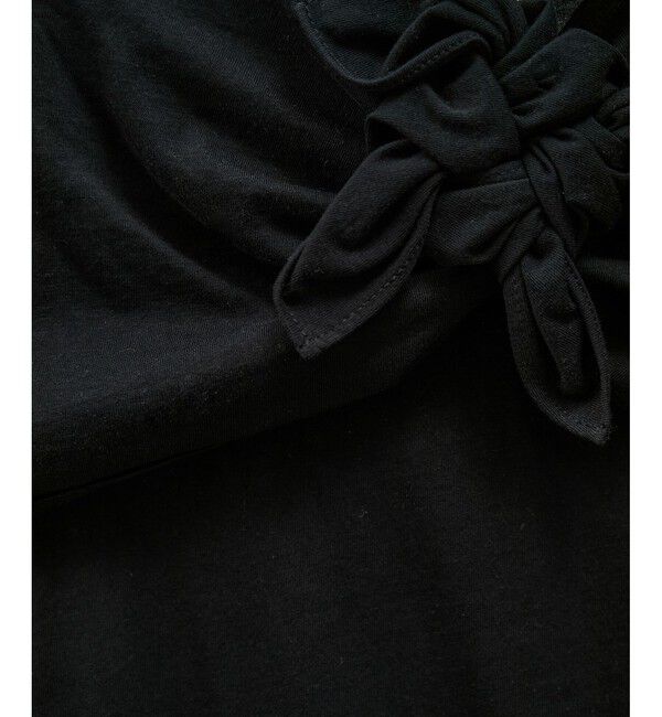 SALON adam et rope'「【MAISON EENK（メゾン インク）】Jeong-Ja Knot T-Shirt」|Tシャツ・カットソー|