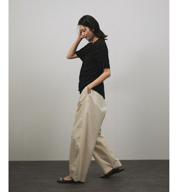 SALON adam et rope'「【MAISON EENK（メゾン インク）】Jeong-Ja Knot T-Shirt」|Tシャツ・カットソー|