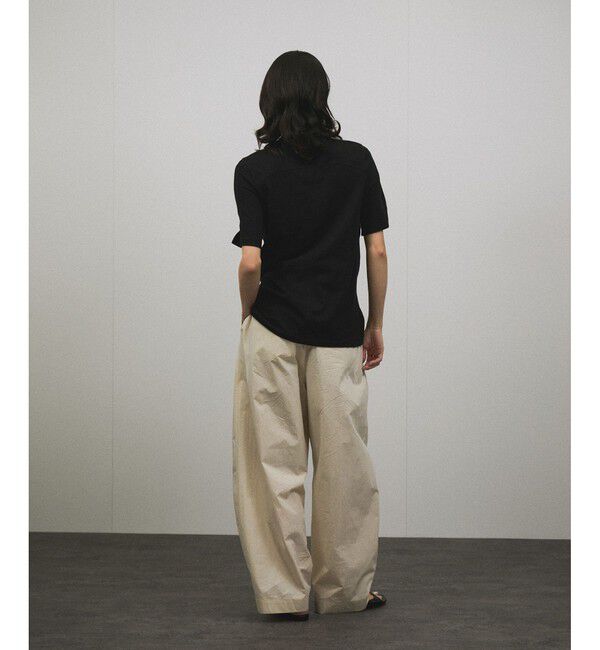 SALON adam et rope'「【MAISON EENK（メゾン インク）】Jeong-Ja Knot T-Shirt」|Tシャツ・カットソー|