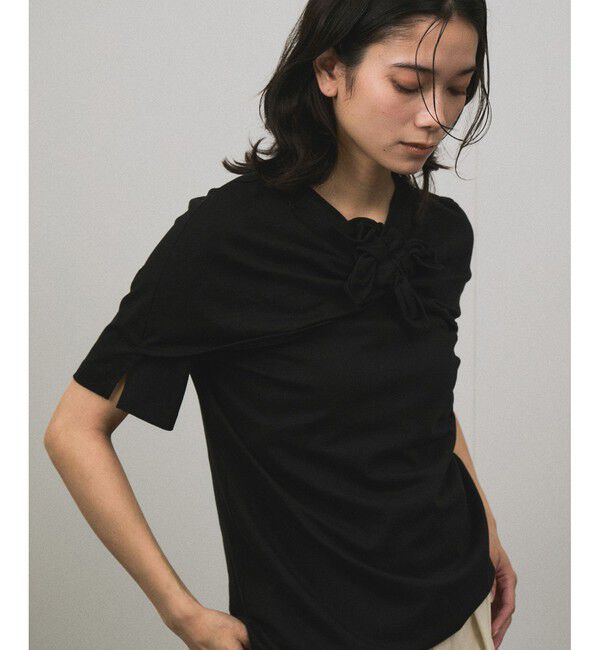 SALON adam et rope'「【MAISON EENK（メゾン インク）】Jeong-Ja Knot T-Shirt」|Tシャツ・カットソー|