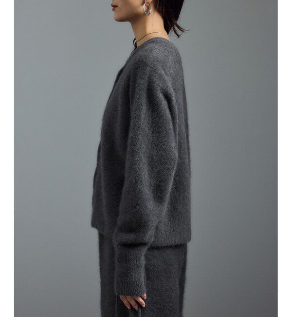 SALON adam et rope'「フォックスカシミヤ混 前後2WAYカーディガン / セットアップ対応」|カーディガン|