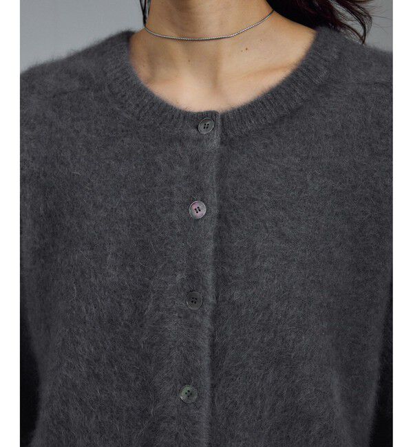 SALON adam et rope'「フォックスカシミヤ混 前後2WAYカーディガン / セットアップ対応」|カーディガン|