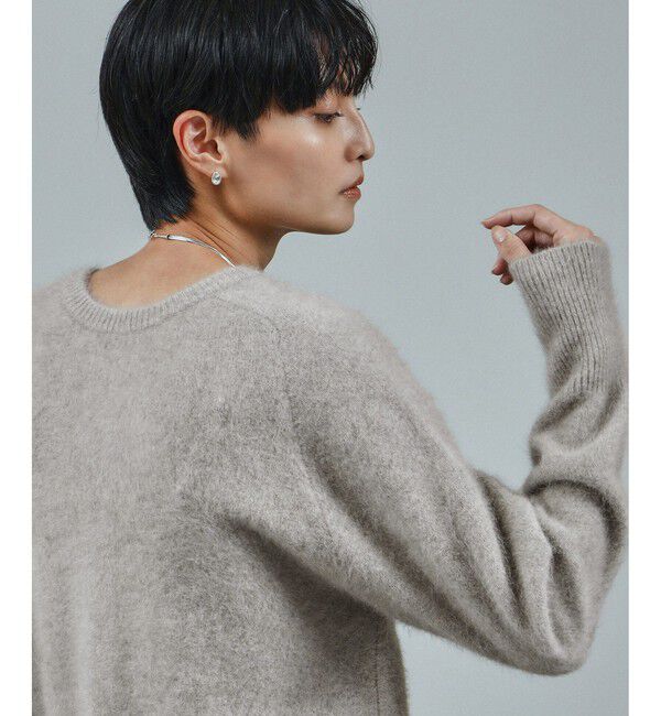 SALON adam et rope'「フォックスカシミヤ混 前後2WAYカーディガン / セットアップ対応」|カーディガン|