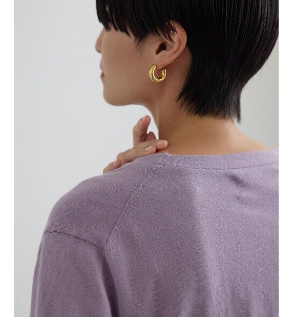 SALON adam et rope'「【J'aDoRe・店舗限定】【extreme cashmere（エクストリーム・カシミア）】james ニットTシャツ」|Tシャツ・カットソー|